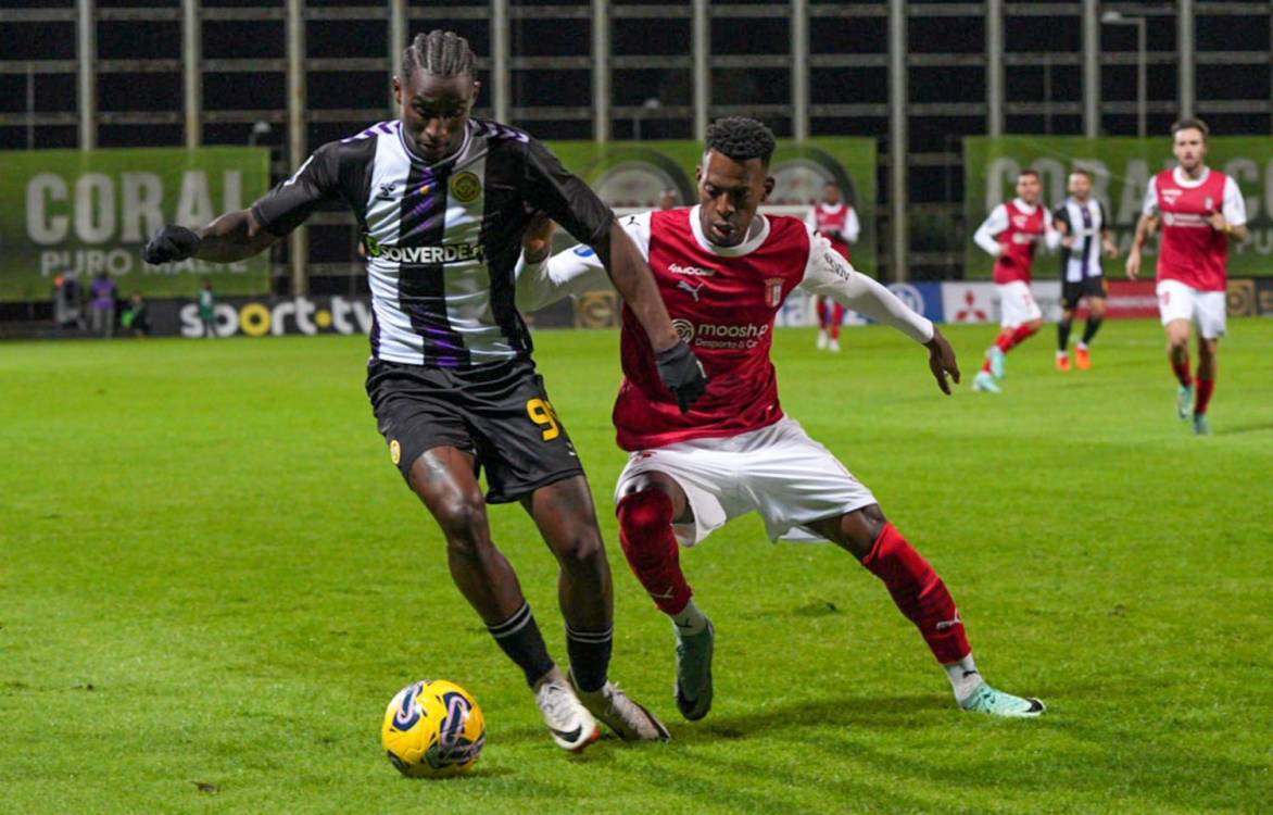 Taça da Liga: Nacional perde ao intervalo por 0-3 na receção ao Braga