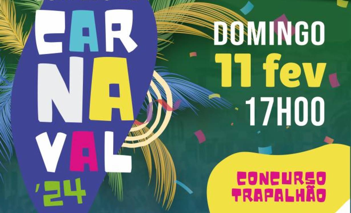 Cerca de 500 foliões dão vida ao cortejo de Carnaval em Santa Cruz