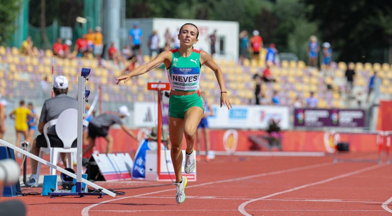 Madeirense Cristina Neves continua a fazer história nos europeus Sub-18 de atletismo