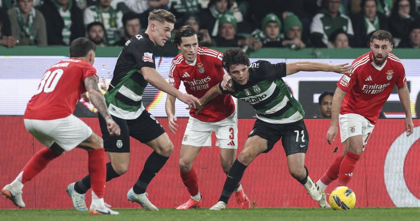 I Liga: Sporting vence dérbi com Benfica e volta à liderança