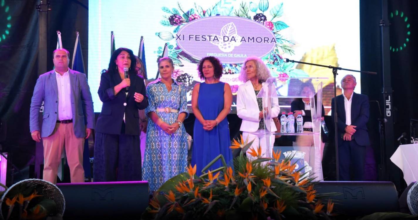 Rafaela destaca trabalho dos gauleses na realização da Festa da Amora