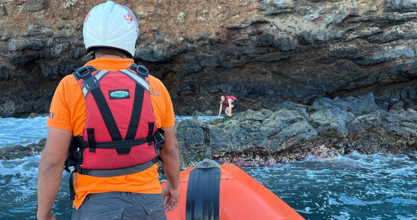 Francesa em apuros é resgatada pelo SANAS em Machico