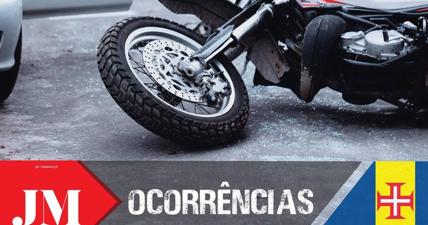 Motociclista ferida em despiste no Funchal socorrida por populares