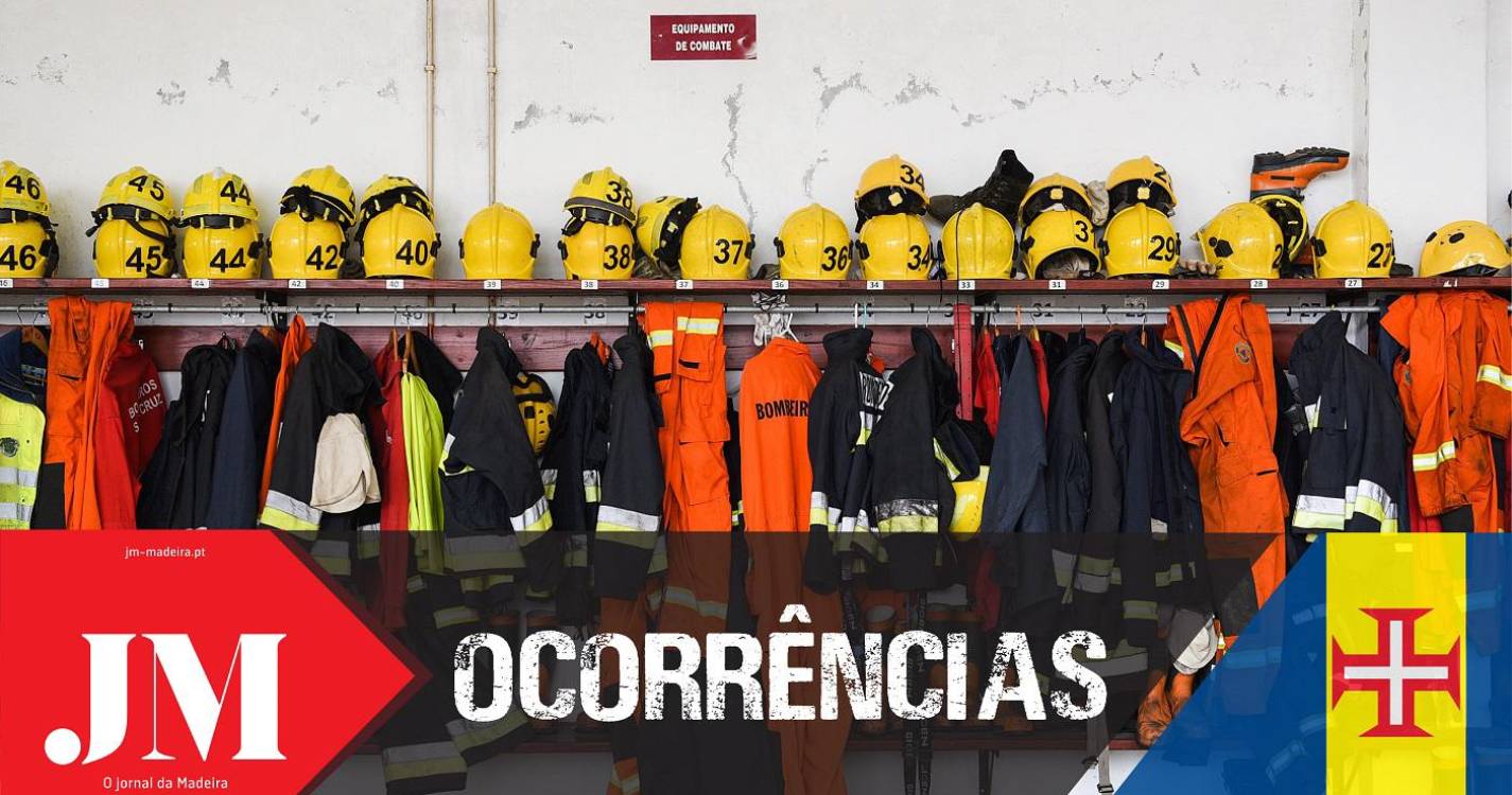 Suspeita de incêndio mobiliza Bombeiros Sapadores do Funchal