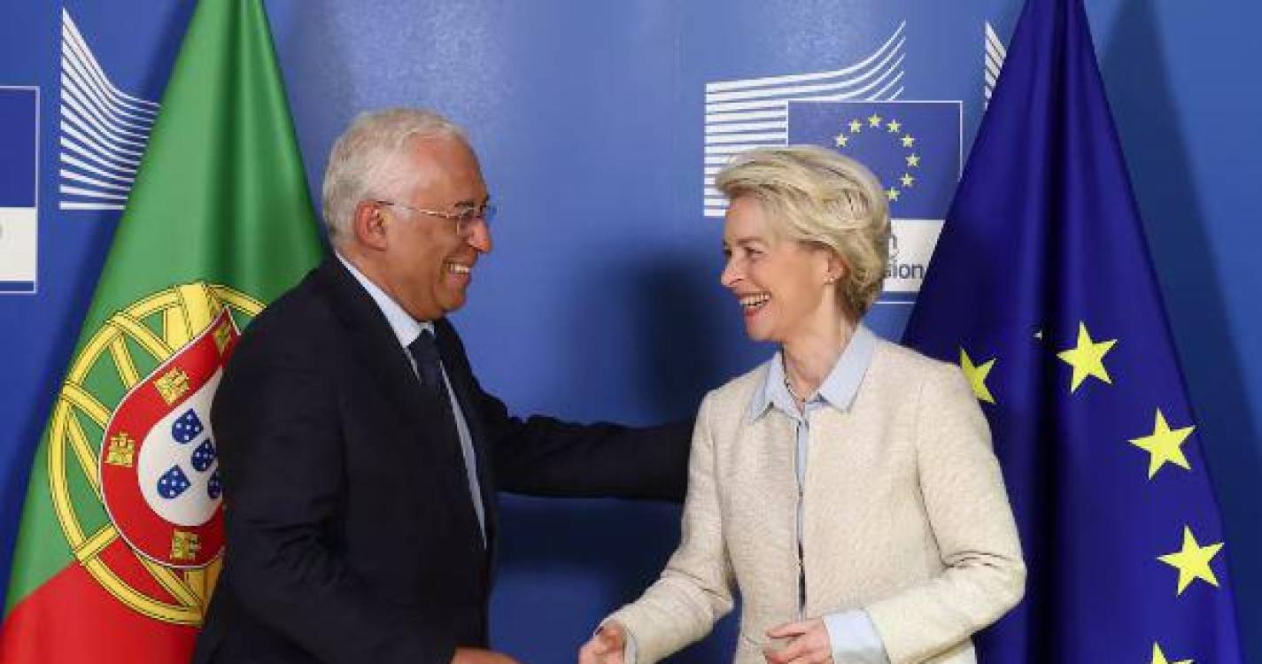 Costa e Von der Leyen prometem trabalhar para “bons empregos, ambiente saudável” e mais defesa