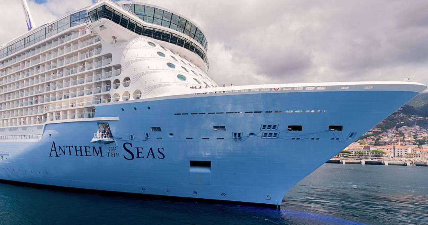 Passageiro sofreu queda a bordo do Anthem of the Seas e fica na Madeira