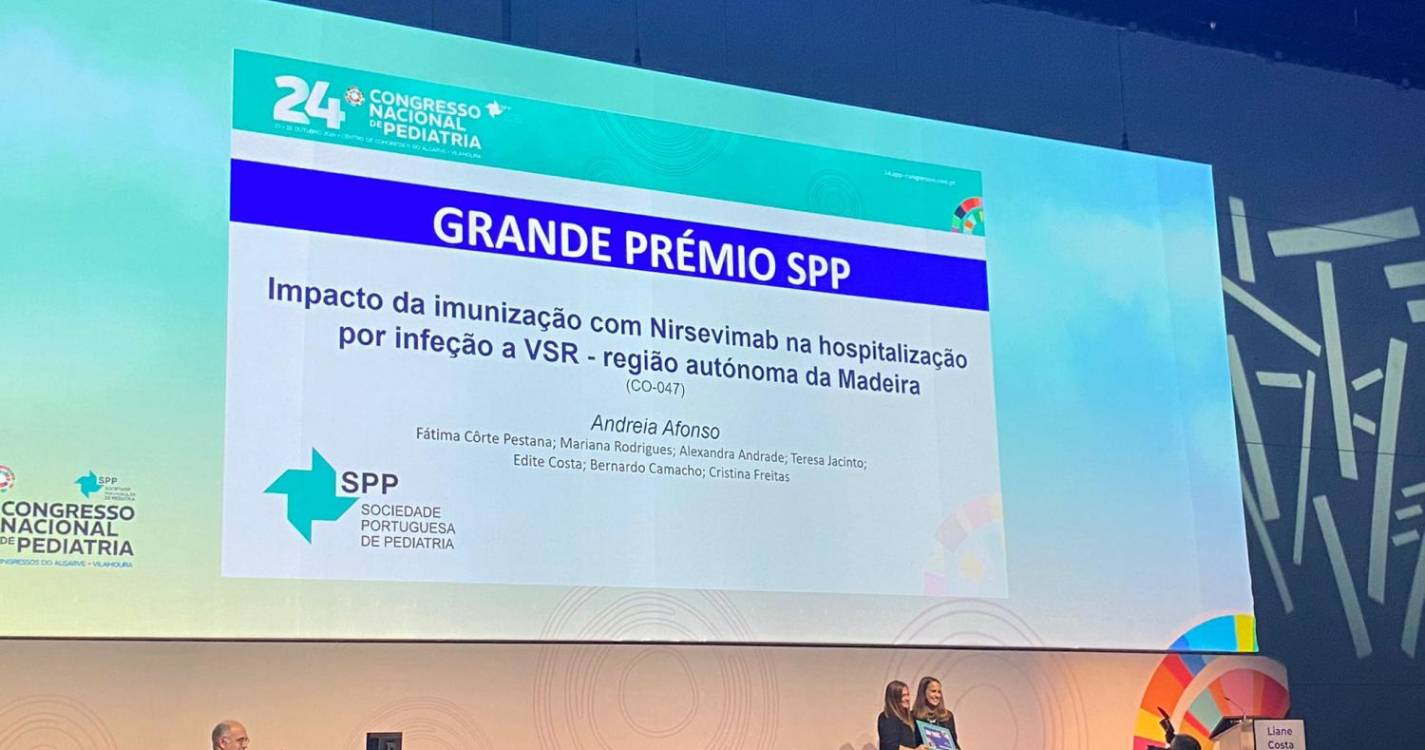 SESARAM vence grande Prémio da Sociedade Portuguesa de Pediatria