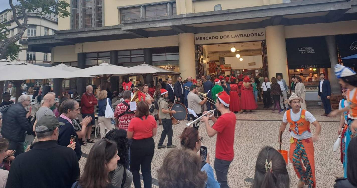 Magia do Natal no Funchal começa no Mercado dos Lavradores [Com fotos e vídeo]