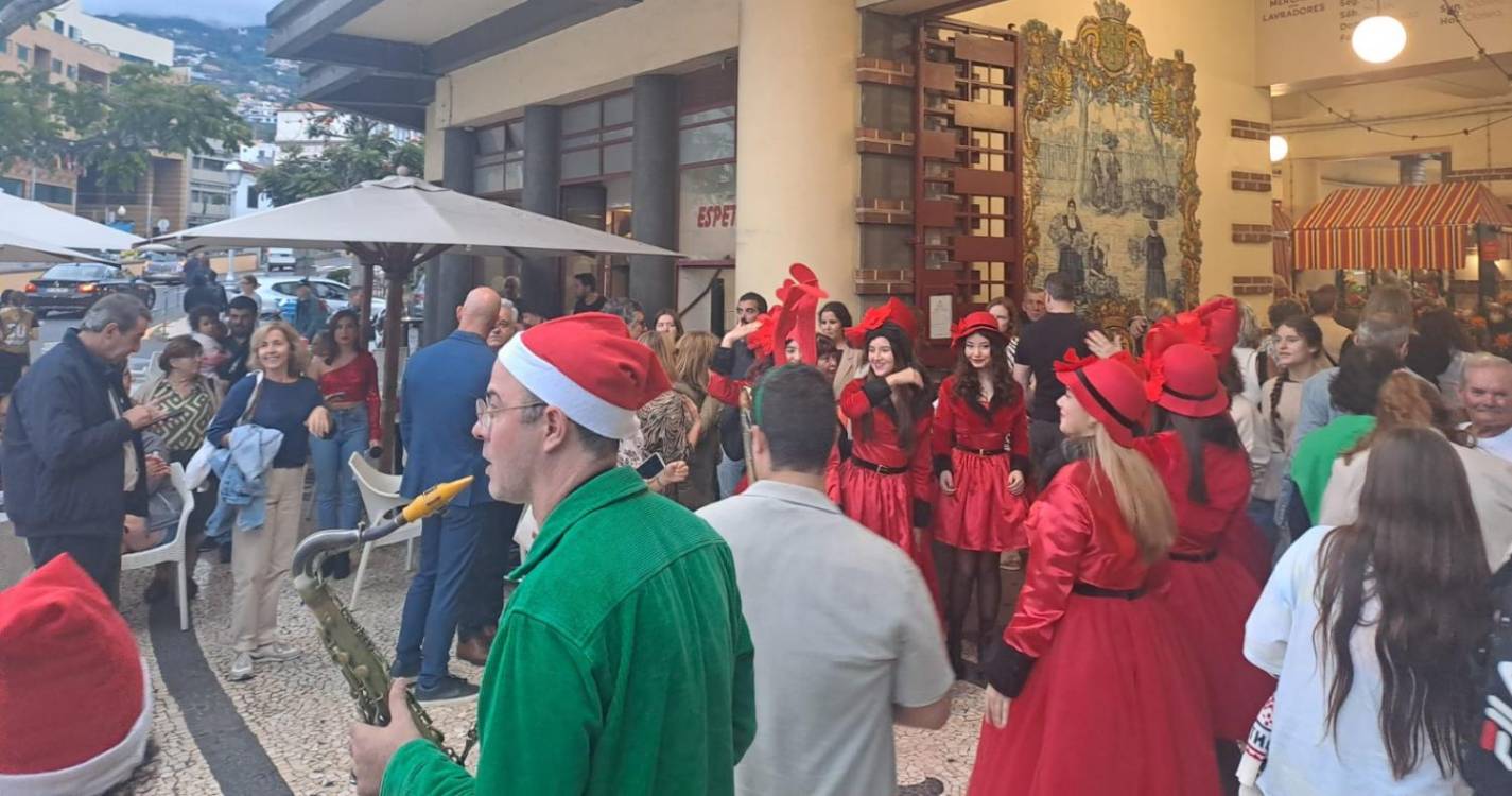 Magia do Natal no Funchal começa no Mercado dos Lavradores [Com fotos e vídeo]