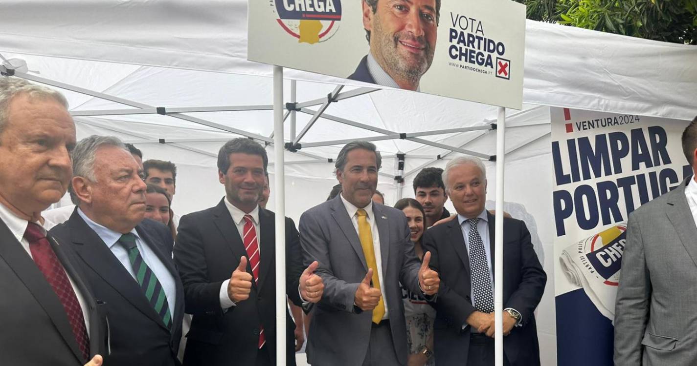 “A alternativa que há ao PSD na Madeira é o Chega”, diz André Ventura