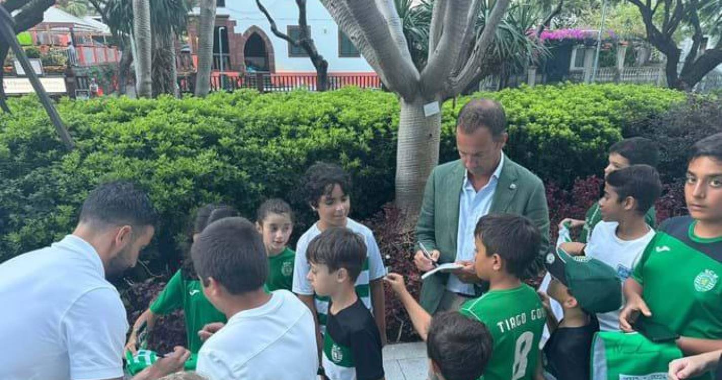 Frederico Varandas e Ruben Amorim apadrinham Academia SCP Funchal