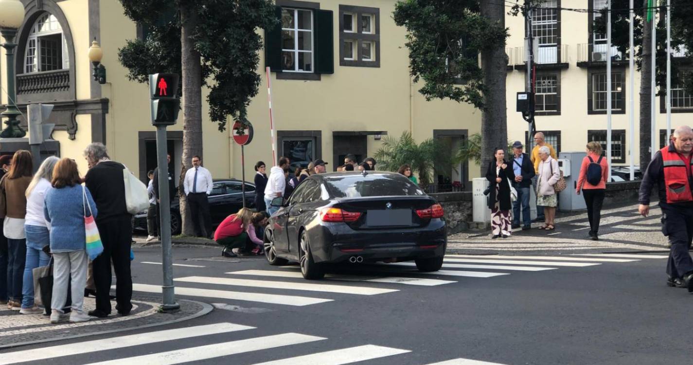 Atropelamento no Funchal deixa mulher ferida