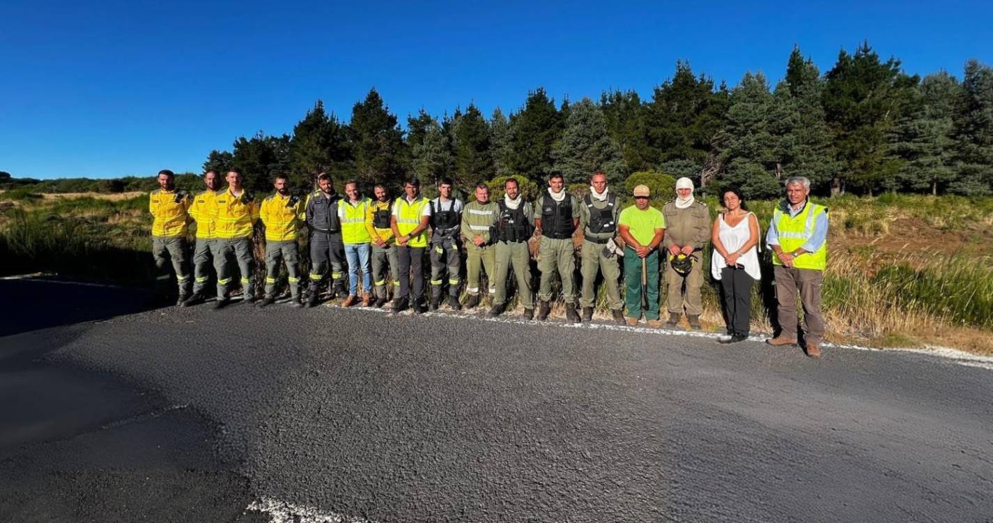 Secretaria Regional agradece “o trabalho, empenho, dedicação e esforço de todos” no combate ao incêndio