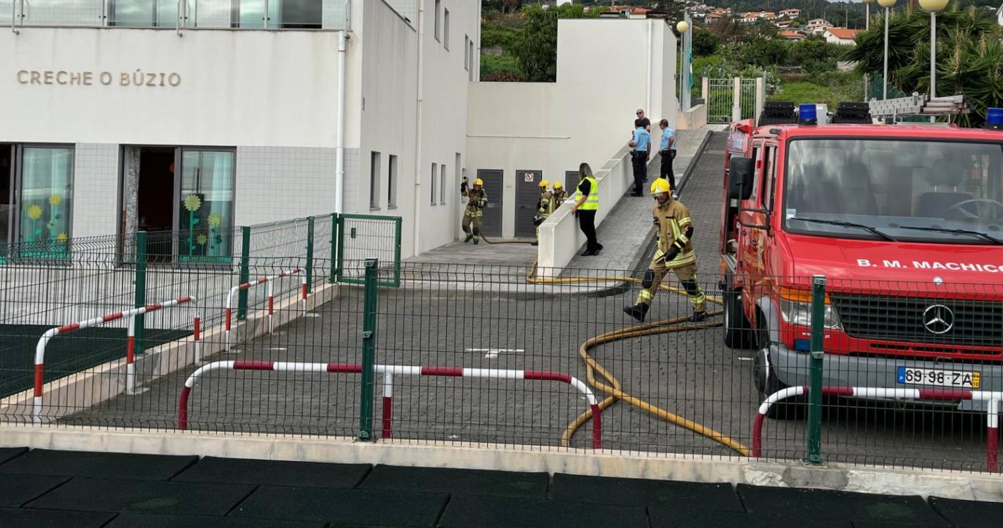 Simulacro de incêndio envolveu crianças e funcionários da creche ‘O Búzio’