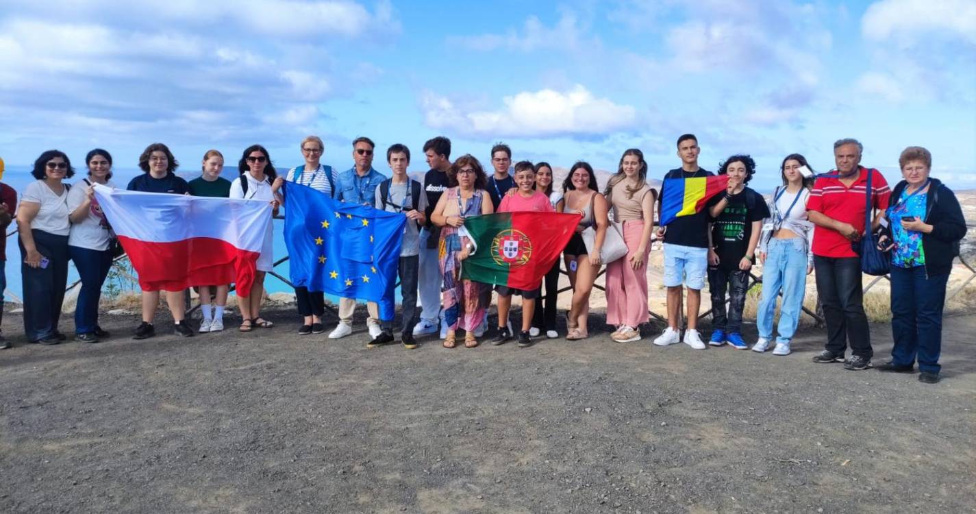 Escola do Porto Santo recebeu alunos e professores da Turquia, Roménia e Polónia