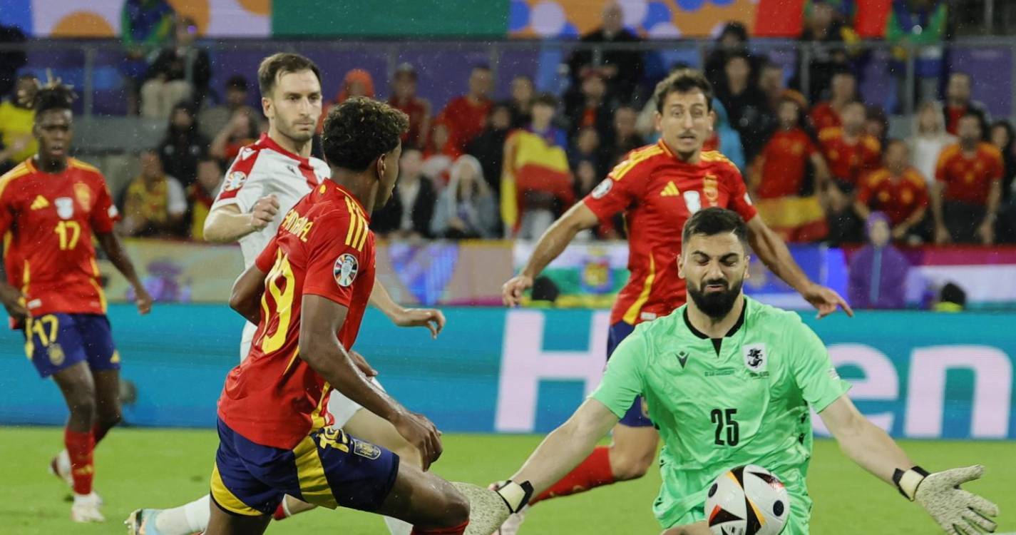 Euro2024: Espanha vence Geórgia e encontra Alemanha nos ‘quartos’