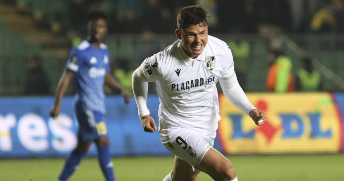 Liga Conferência: V. Guimarães empata com Astana depois de nove vitórias consecutivas