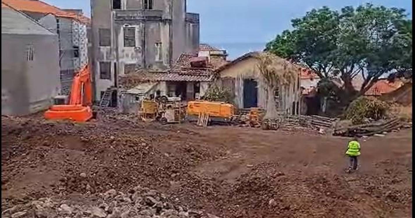 Obra na Zona Velha do Funchal com “barulho ensurdecedor” causa indignação (com vídeo)