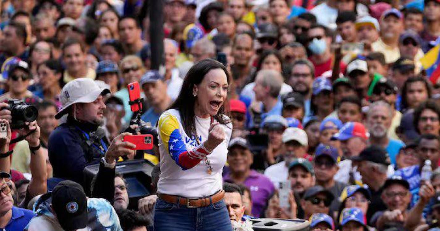 Venezuela: Corina Machado terá sido presa numa intervenção violenta