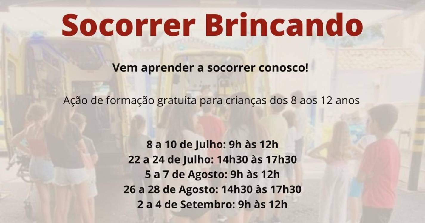 ‘Socorrer Brincando’ ensina crianças dos 8 aos 12 anos