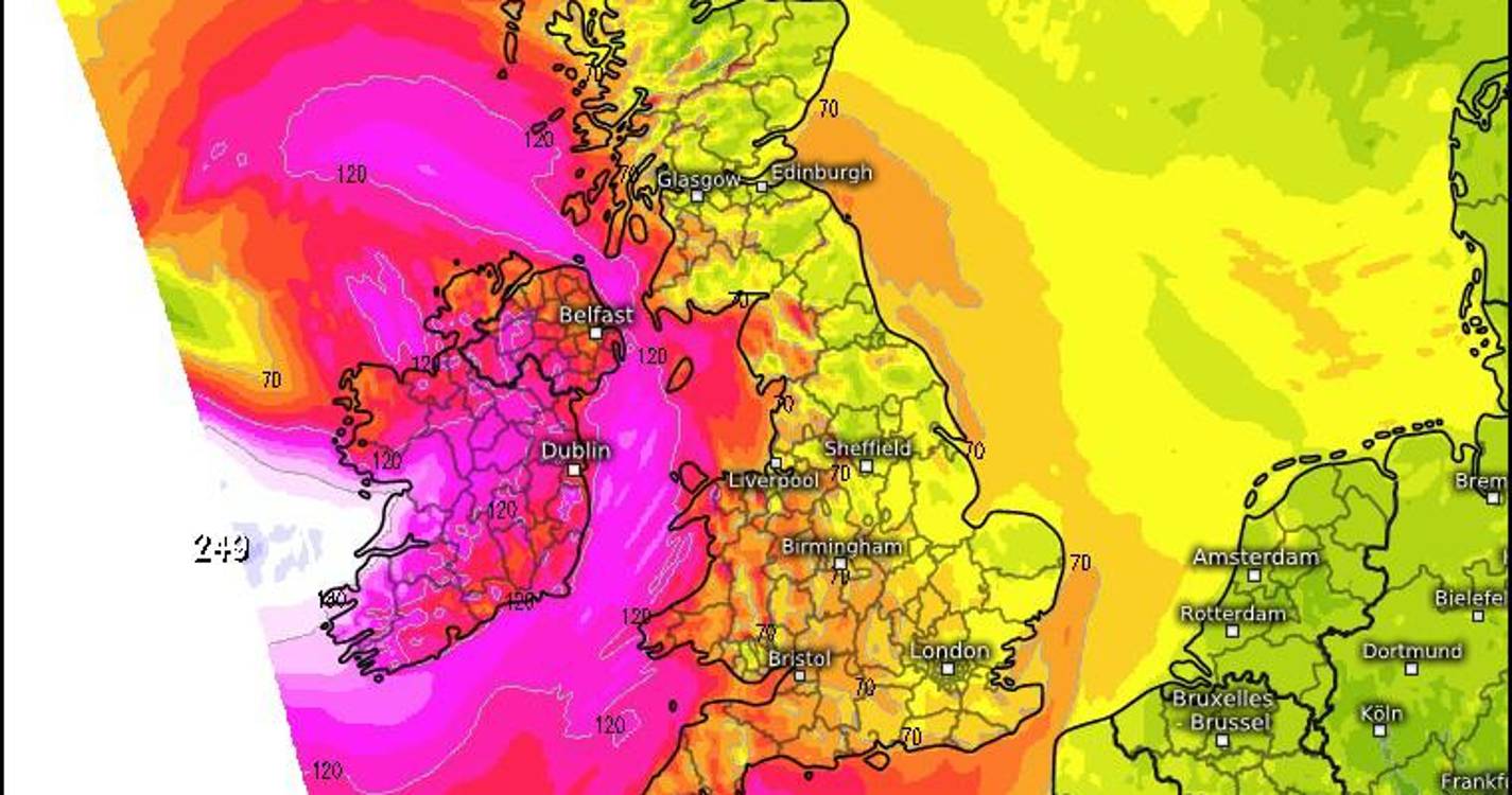 Irlanda prepara-se para pior tempestade do século