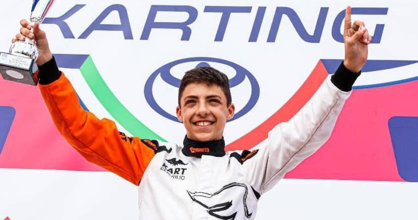 Madeirense Martim Meneses será o representante português no Troféu Academia de Karting CIK-FIA