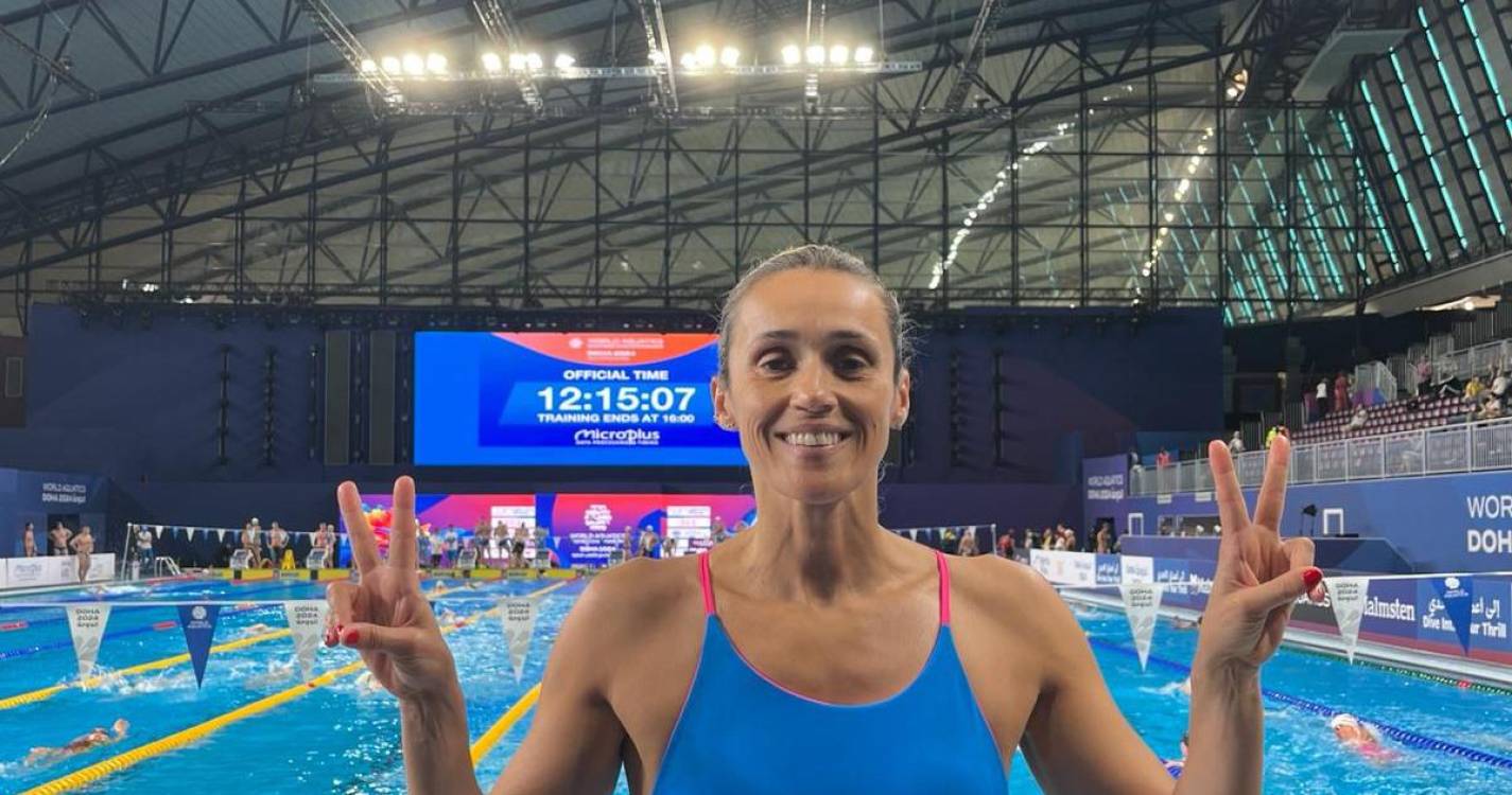 Susana Gomes em 6.º lugar World Aquatics Masters Championships