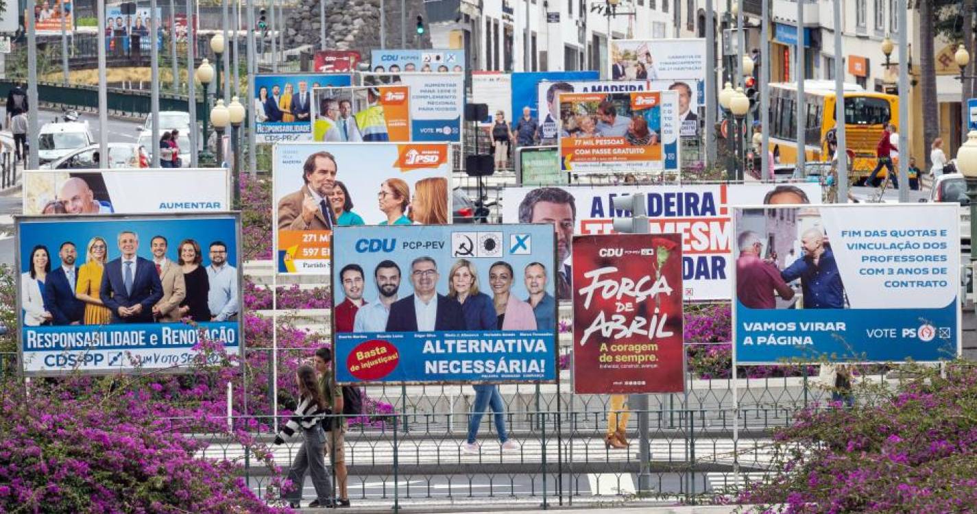 Eleições: Catorze candidaturas começam hoje campanha eleitoral na Madeira