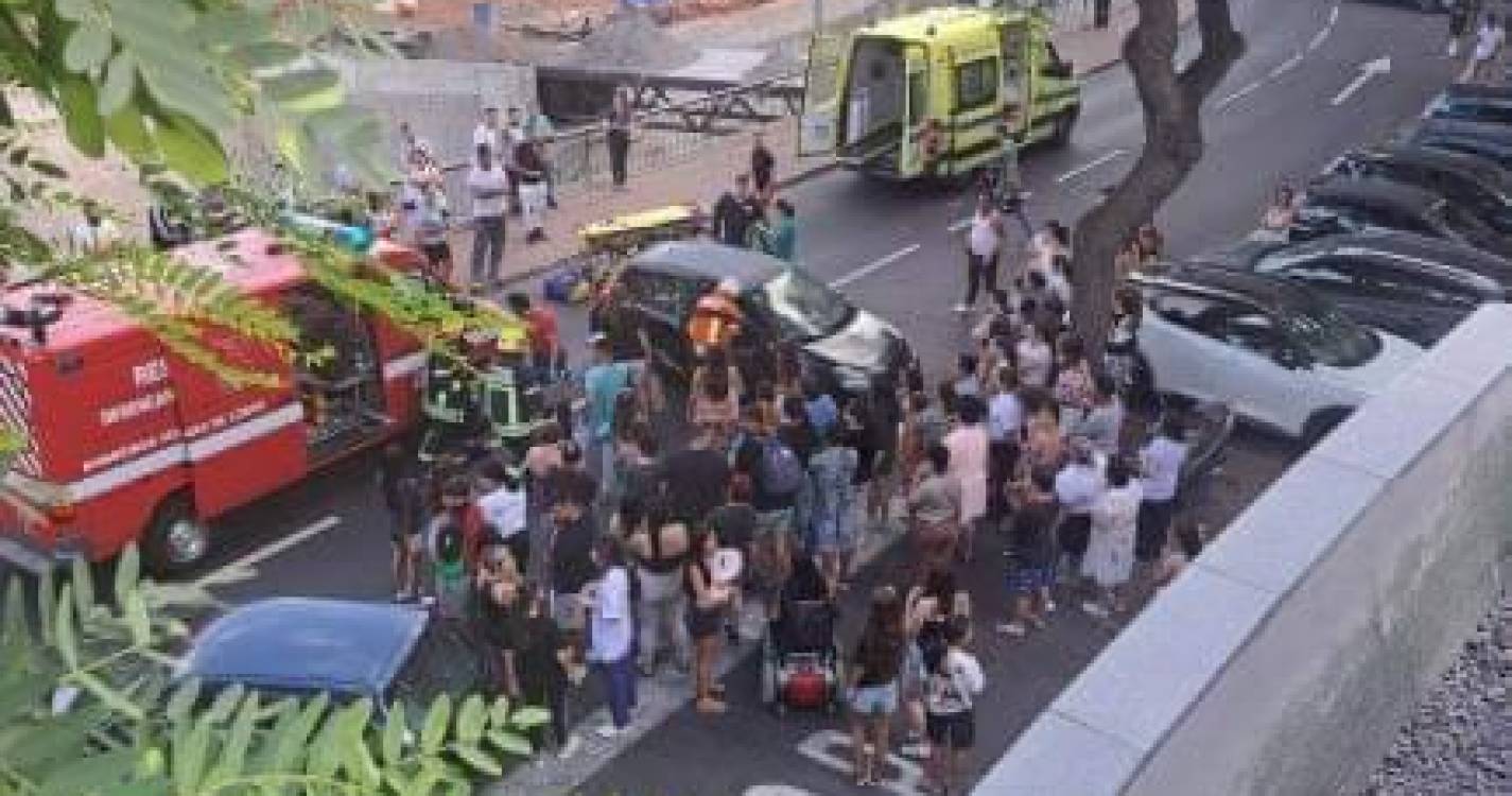 Despiste aparatoso em Câmara de Lobos provocou uma vítima