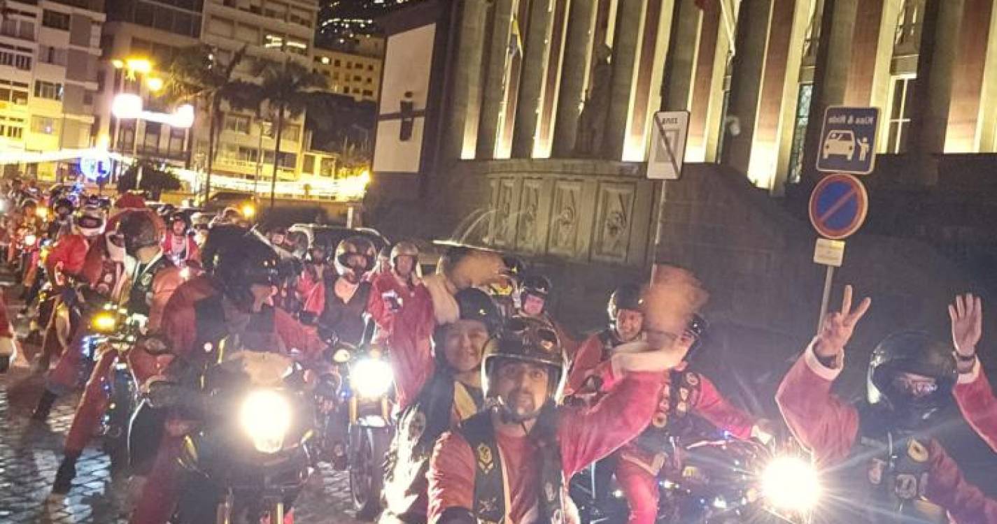 Grupo Motards Unidos espalham espírito natalício no Funchal e Câmara de Lobos (com fotos e vídeo)