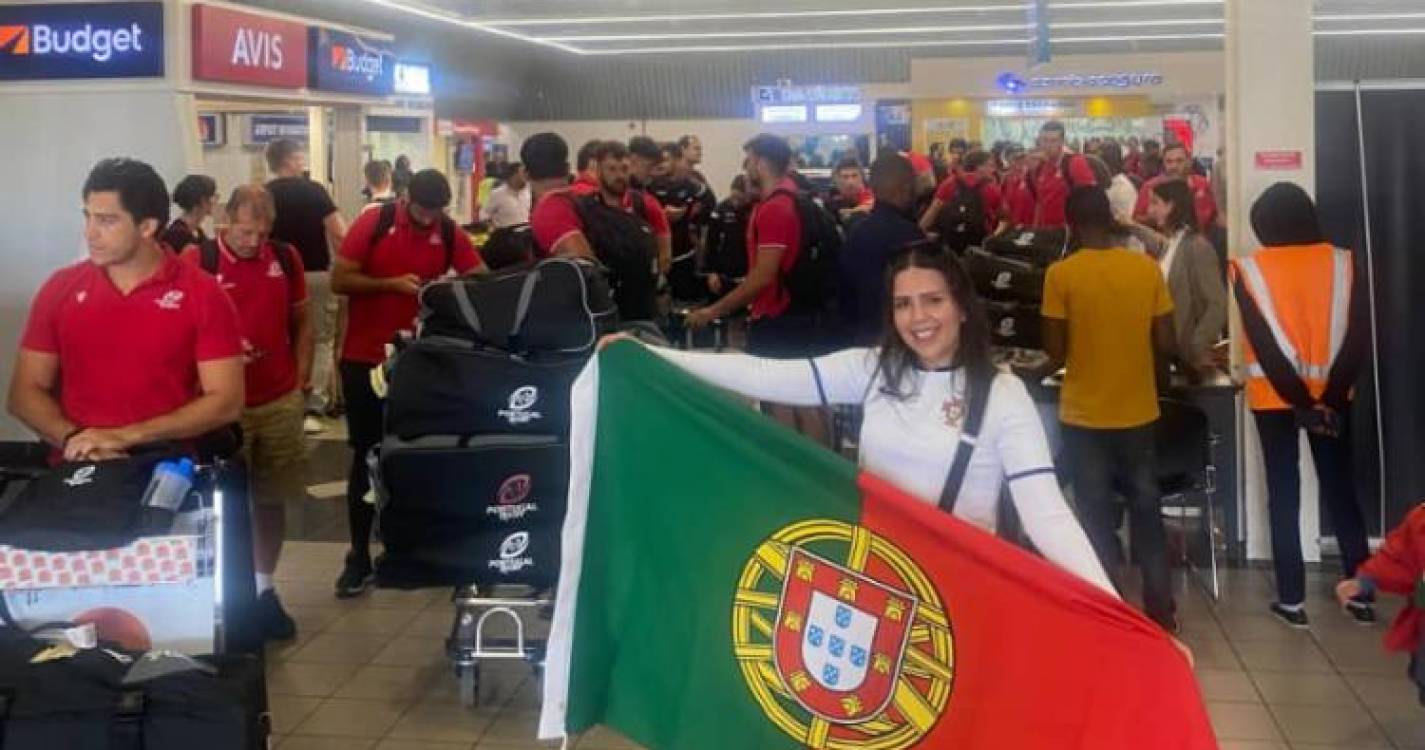 Emigrantes portugueses receberam Seleção de Râguebi na chegada à Namíbia (com fotos)