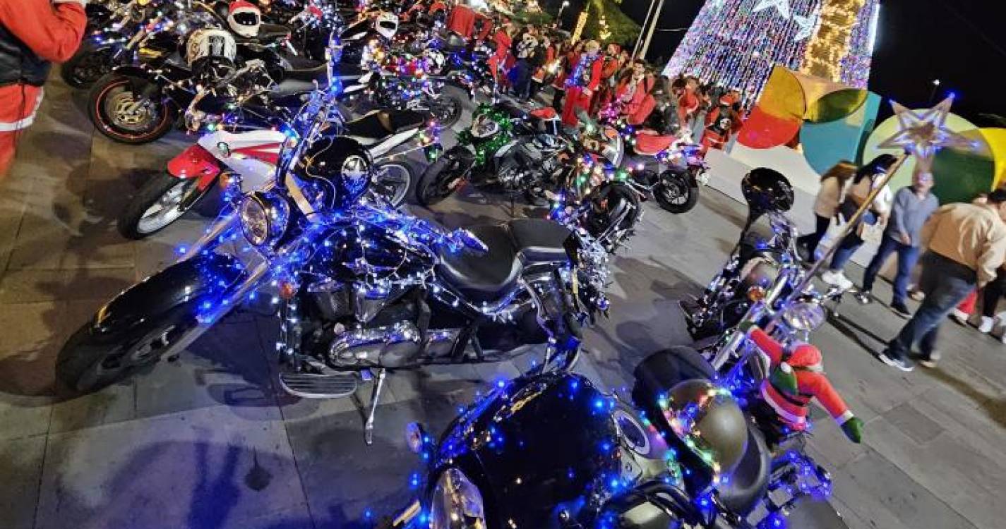 Grupo Motards Unidos espalham espírito natalício no Funchal e Câmara de Lobos (com fotos e vídeo)