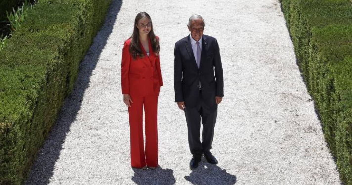 Marcelo condecorou princesa Leonor de Espanha com a Ordem de Cristo (com fotos)