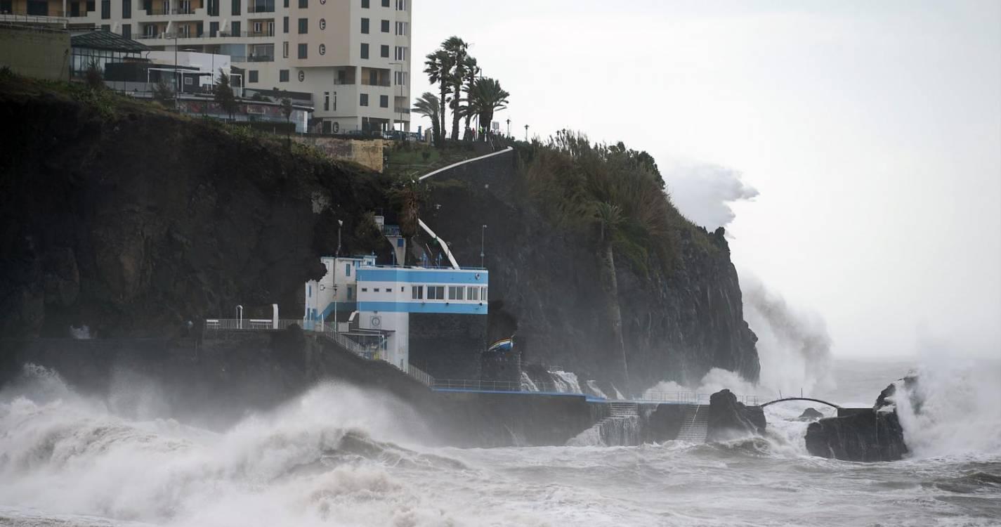 Aviso de vento forte para a Madeira prolongado até às 06h00 de amanhã