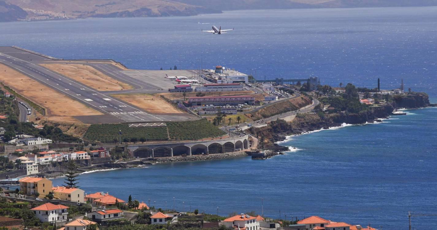 Movimento no Aeroporto da Madeira condicionado devido ao mau tempo e viagens marítimas canceladas