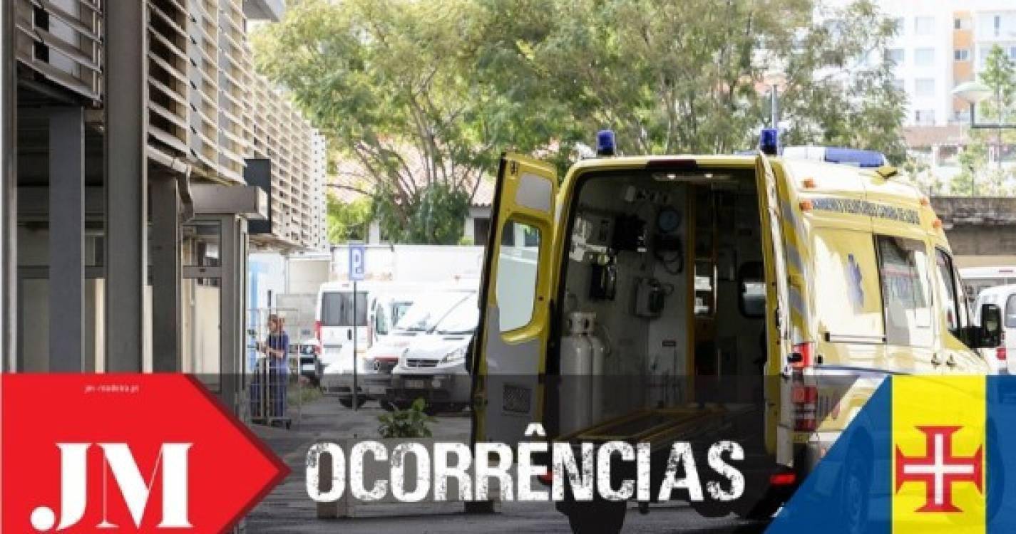 Homem sofre queda de 3 metros no Lombo da Quinta