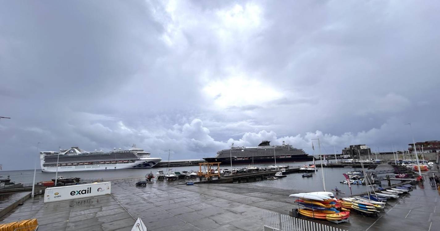 Duas escalas pela primeira vez no Porto do Funchal