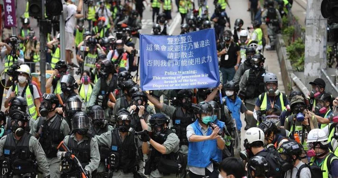 Hong Kong palco de protesto contra nova lei de segurança nacional