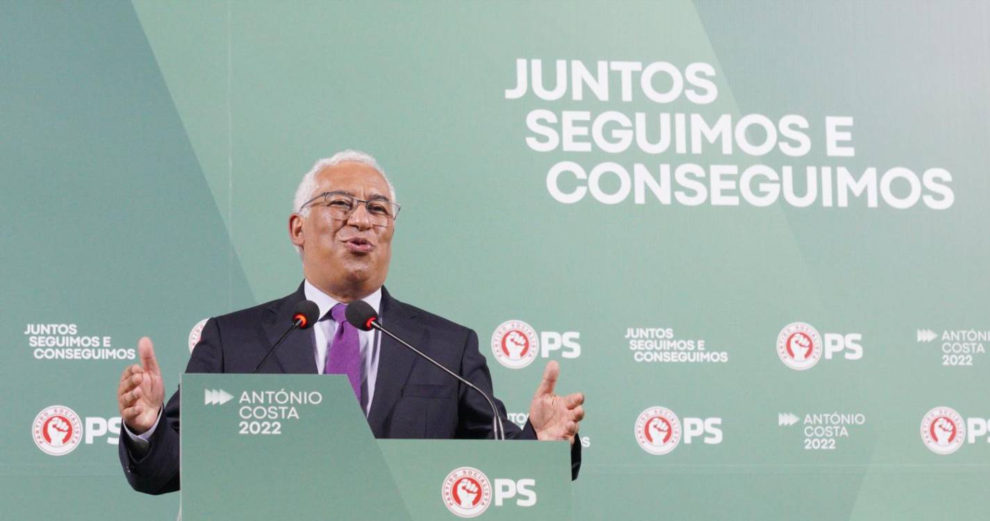 PS: Costa apela à participação nas eleições e promete toda a solidariedade ao novo líder