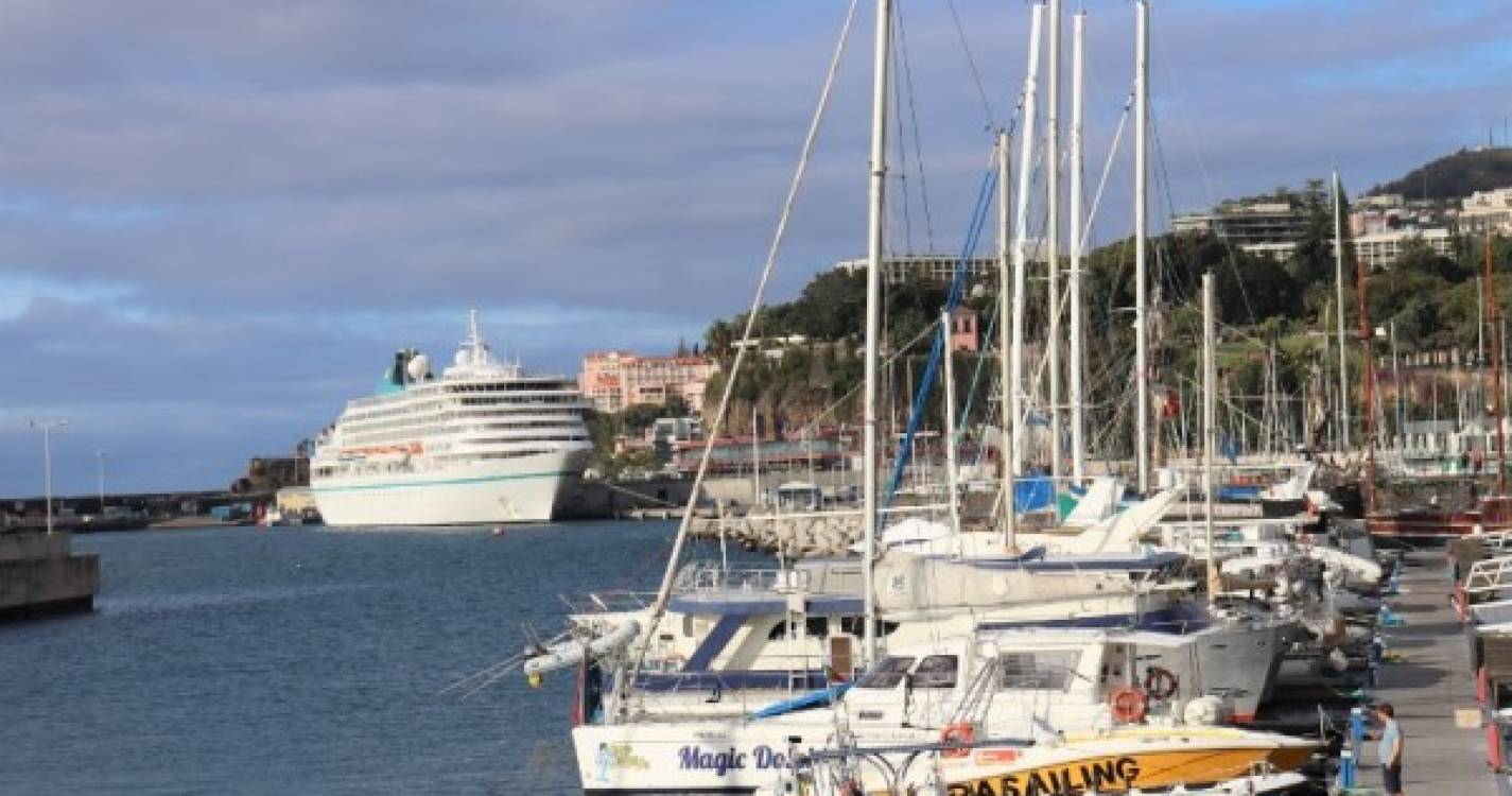 'Amera' de regresso ao Funchal, num cruzeiro de 20 dias