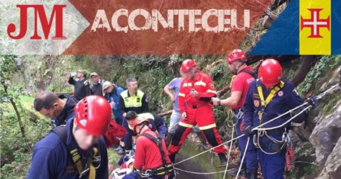 Turista sofre entorse na Levada das 25 Fontes e tem de ser resgatada