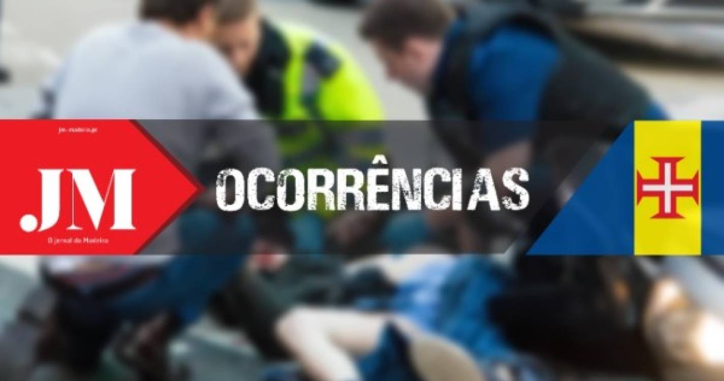 Mulher atropelada no Funchal socorrida pelos Bombeiros Sapadores