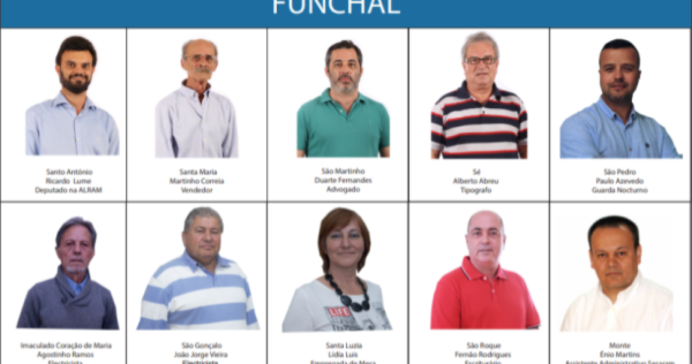 CDU apresenta candidatos às Juntas de Freguesia do Funchal
