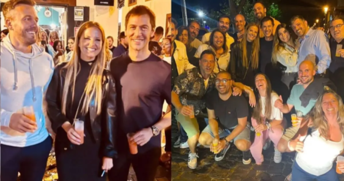 Cristina Ferreira, Bernardo Sousa e equipa do 'Somos Portugal' em noitada na Madeira
