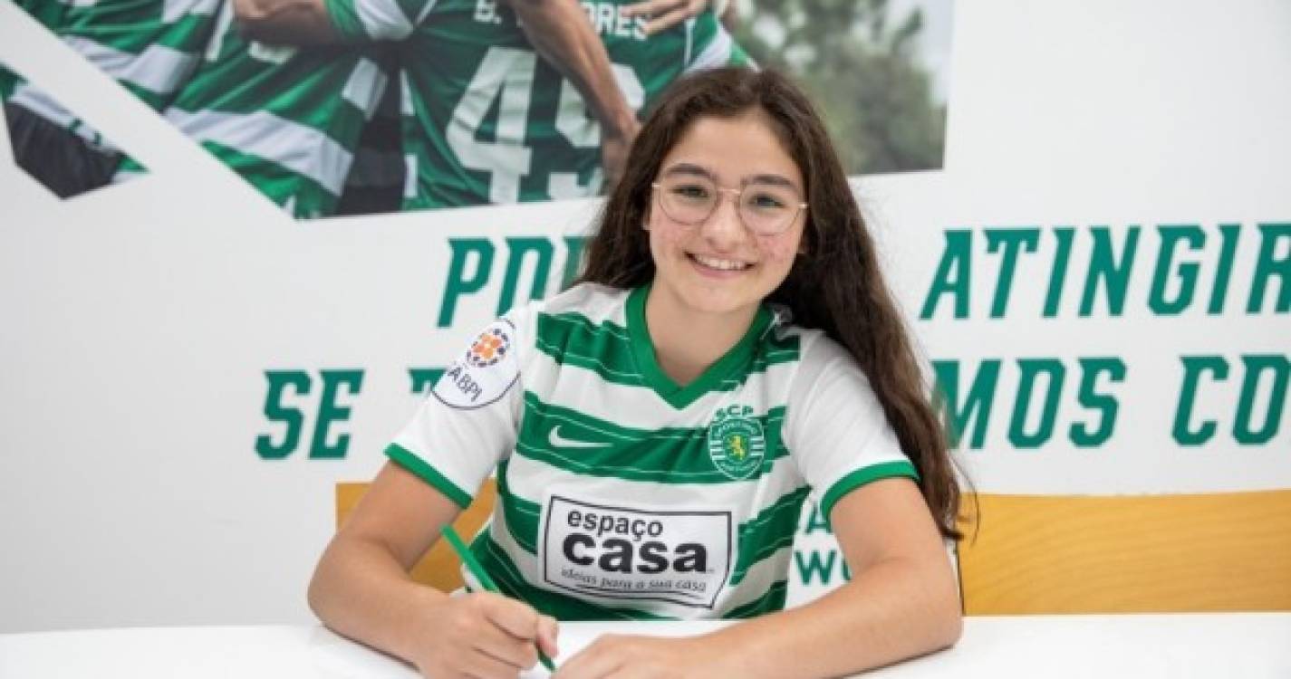 Madeirense Inês Silva assina pelo Sporting