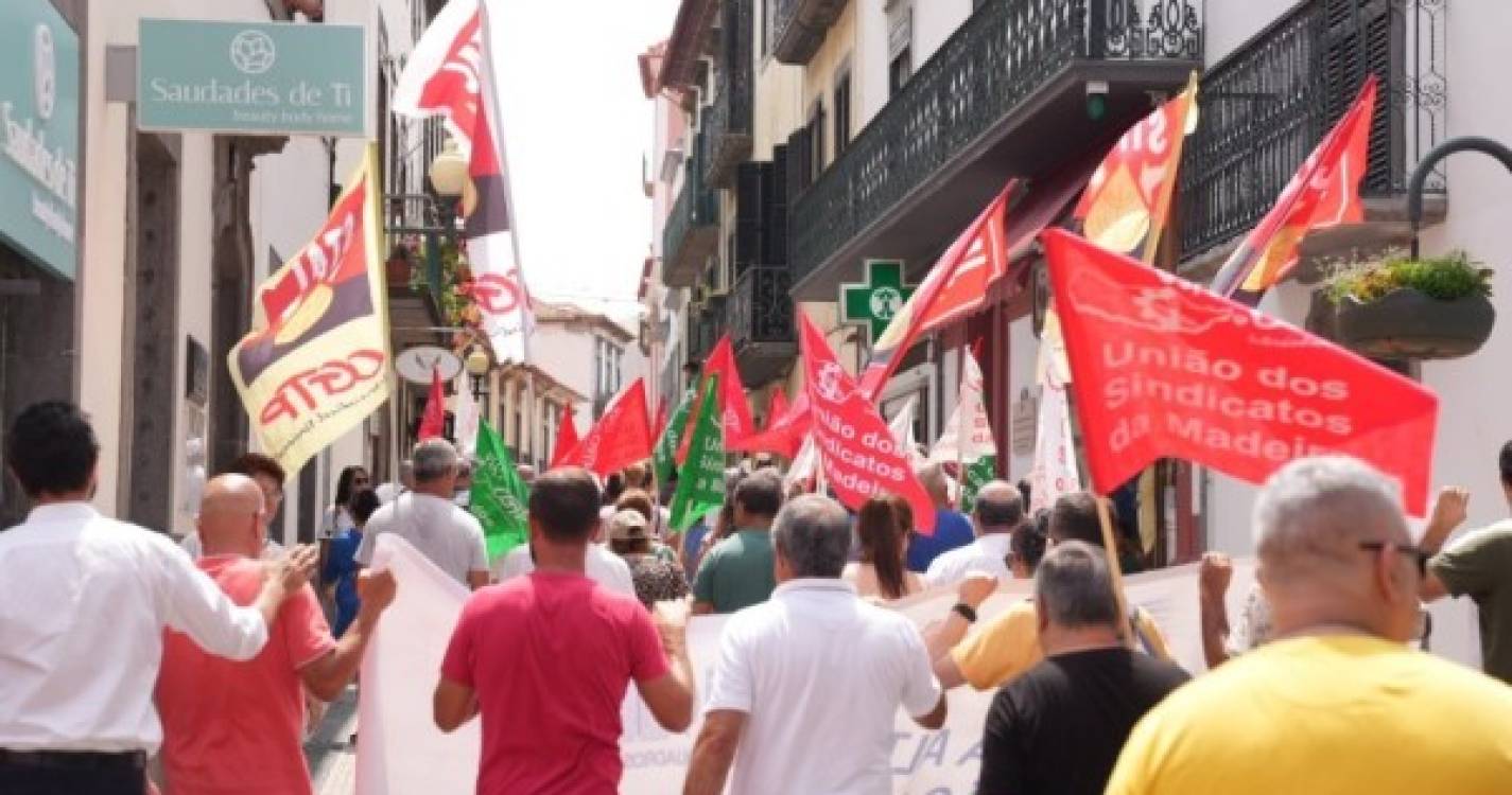 União dos Sindicatos da Madeira promove concentração de trabalhadores em luta
