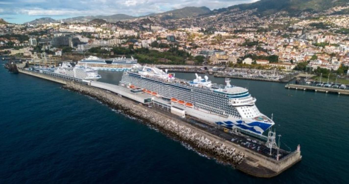 Funchal no top 10 dos portos com maior poluição por navios de cruzeiro na Europa