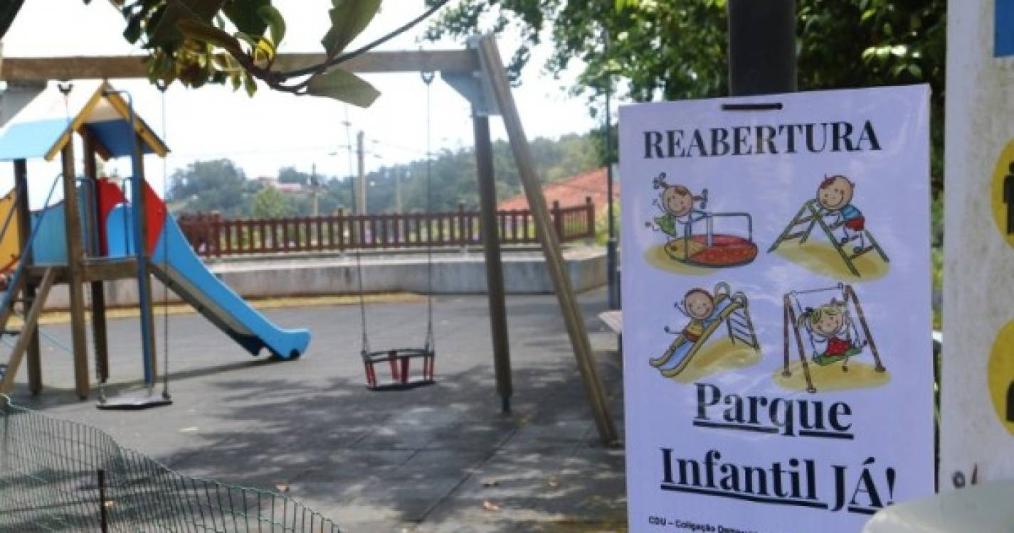 CDU reivindica reabertura do Parque Infantil da Ribeira Funda