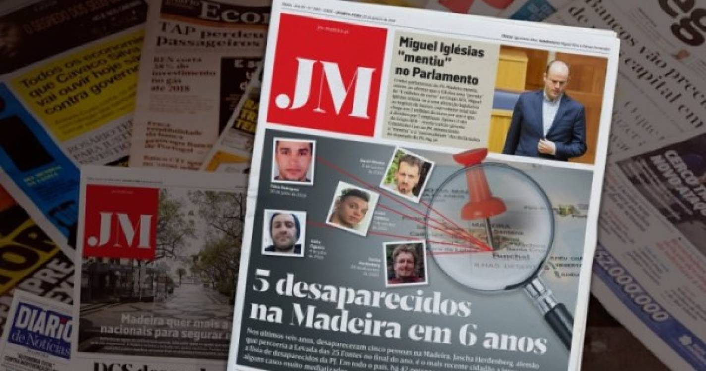 5 desaparecidos na Madeira em 6 anos