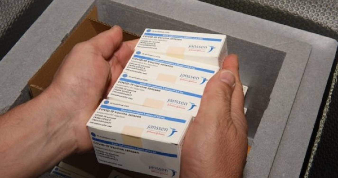 Chegaram hoje à Região mais 15.000 vacinas da farmacêutica Janssen
